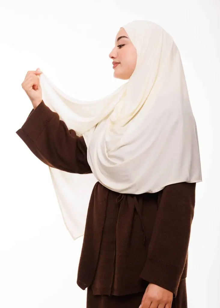 شال مزدوج - أبيض مصفر (3).webp