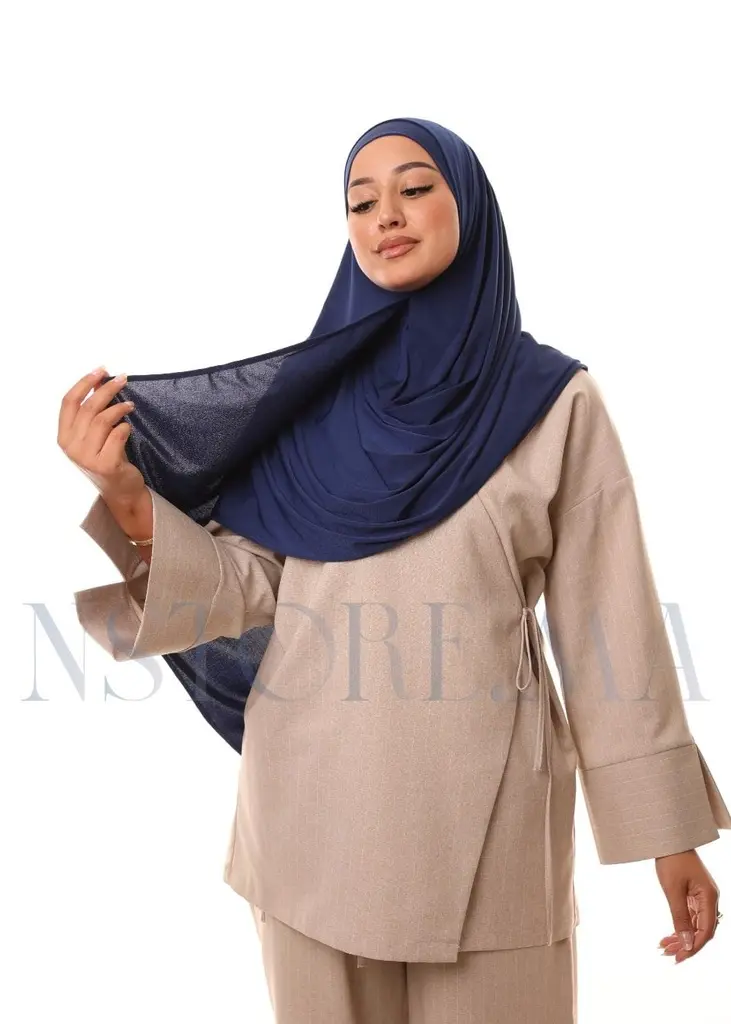 شال مزدوج - أزرق داكن (2).webp