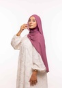 Crepe Shawl with Integrated Bonnet Ninja - Purple
