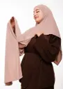 Double Shawl - Taupe Pink