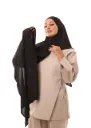Double shawl - Black