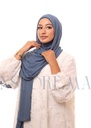 Crepe Shawl with Integrated Bonnet Ninja - Petrol Blue