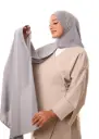 Double Shawl - Gray