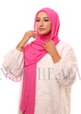 Crepe Shawl with Integrated Bonnet Ninja - Barbie Pink