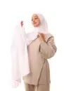 Double Shawl - White