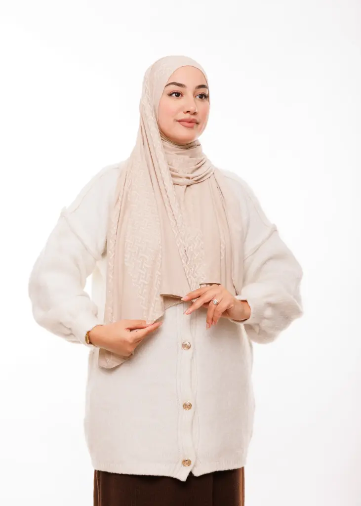 [PN-40189] Kashkha Shawl - Taupe