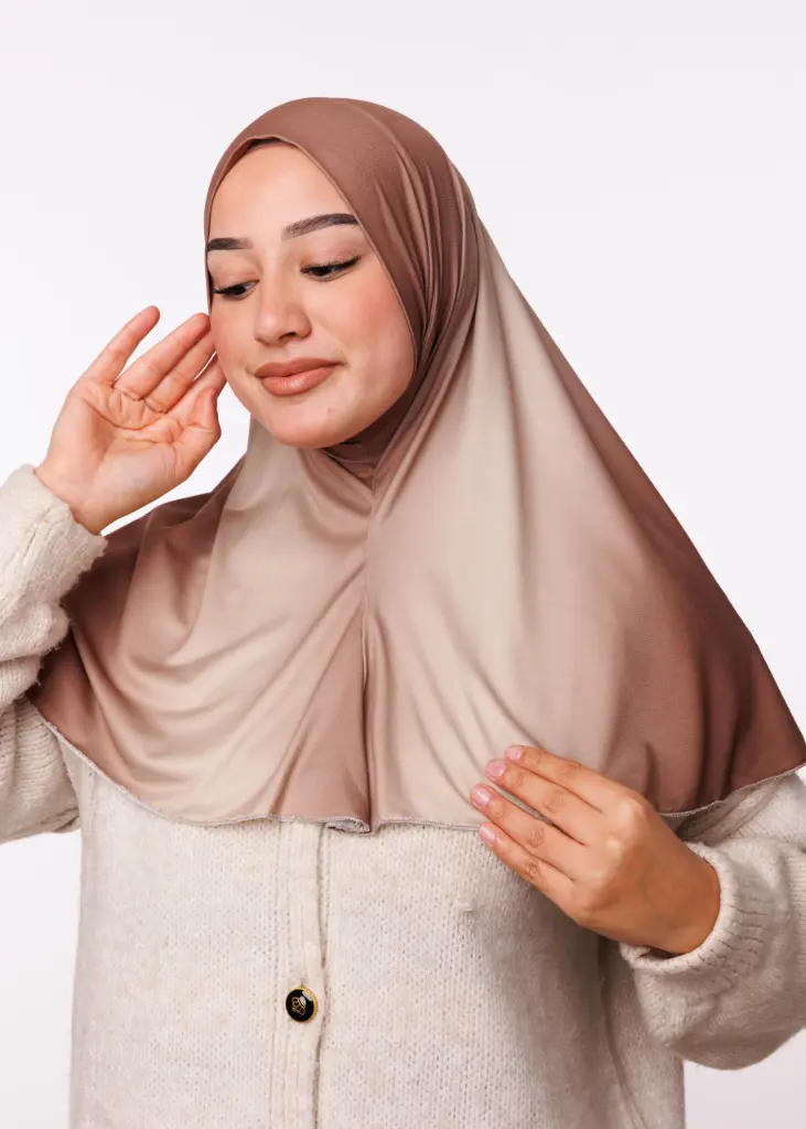 [PRD16279] Tabakia Jersey dégradé - Taupe Foncé