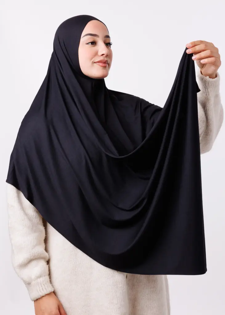 [COPIE-PRD16333-1] Lycra Easy-to-use Shawl - Black