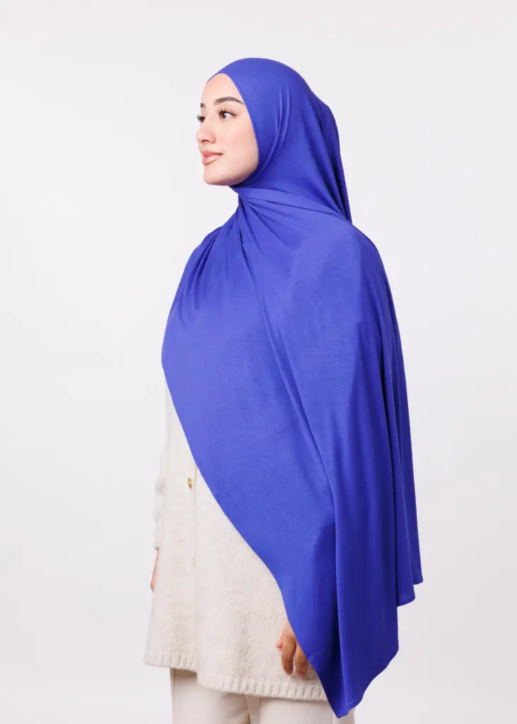 [COPIE-PRD16337-1] Lycra Easy-to-use Shawl - Royal Blue