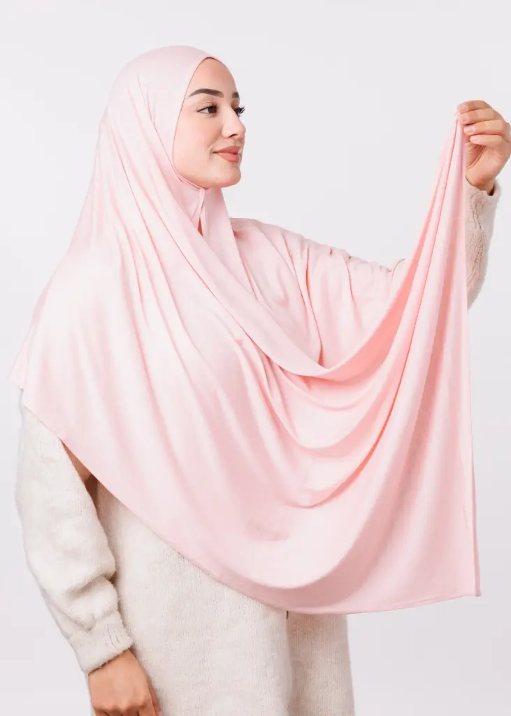 [COPIE-PRD16338-1] Lycra Easy-to-use Shawl - Baby Pink