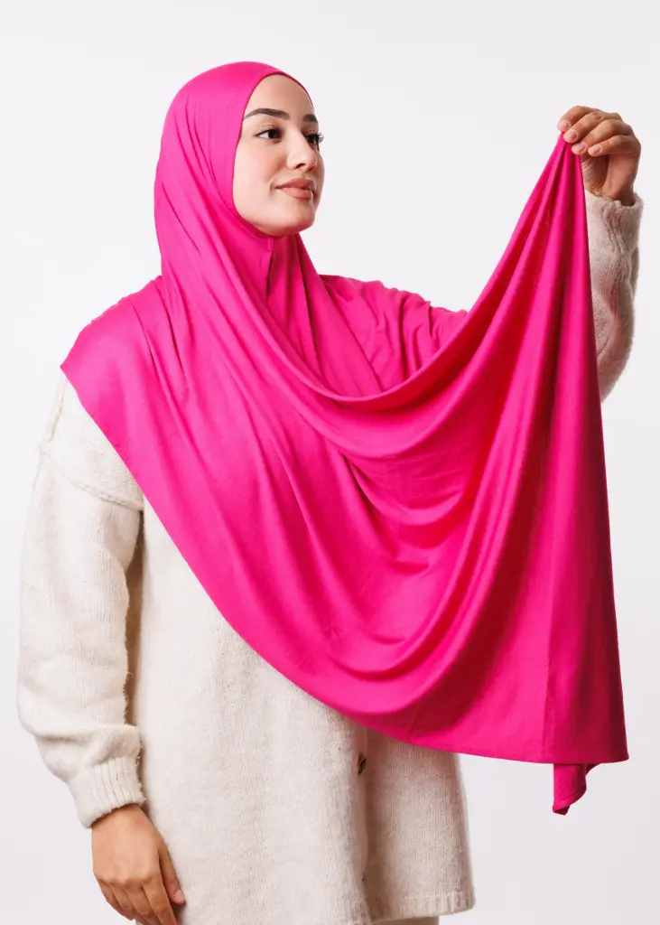 [COPIE-PRD16344-1] Lycra Easy-to-use Shawl - Fuchsia