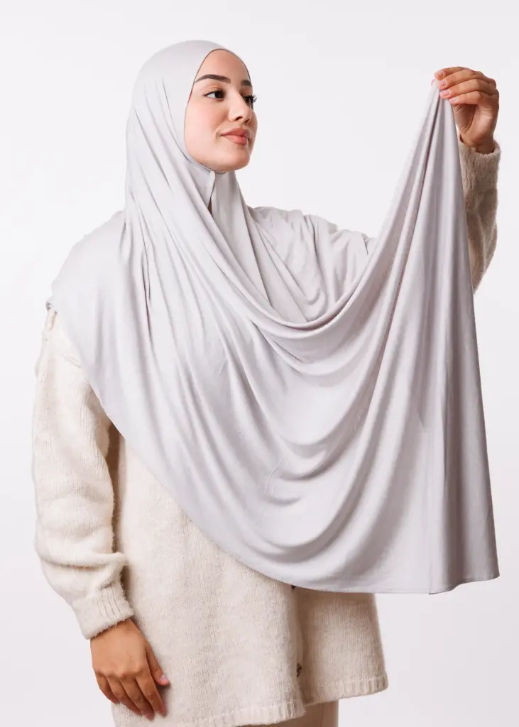 [COPIE-PRD16345-1] Lycra Easy-to-use Shawl - Light Grey