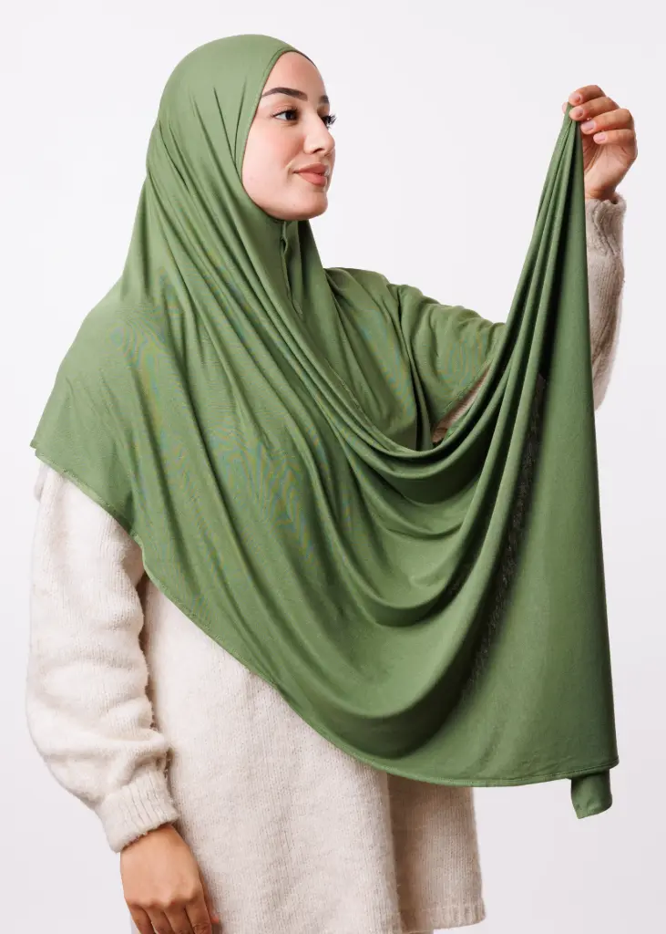 [COPIE-PRD16353-1] Lycra Easy-to-use Shawl - Military Green