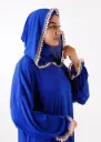 Abaya de Prière [ avec Bonnet Ninja ] - Bleu Roi