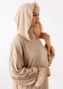 Abaya de Prière [ avec Bonnet Ninja ] - Taupe clair