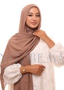 Crepe Shawl with Integrated Bonnet Ninja - Taupe