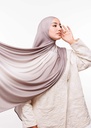 Premium Gradient Jersey Shawl - Grayish Beige