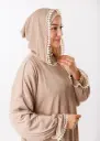 Prayer Abaya [ with Ninja Undercap ] - Taupe