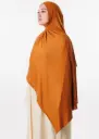 Lycra Jacquard Shawl - Caramel