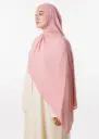 Lycra Jacquard Shawl - Pink