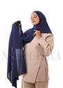 Double Shawl - Dark Blue