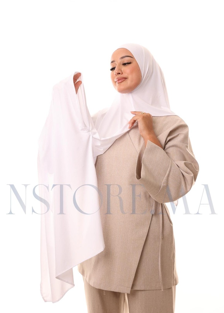 [PN-31365] Double Shawl - White