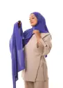 Double Shawl - Royal Blue