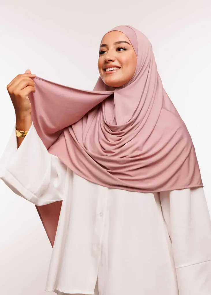 [PN-57620] Double Shawl - Nude Purple