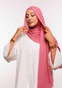 Crepe Shawl with Integrated Bonnet Ninja - Light Cacherie