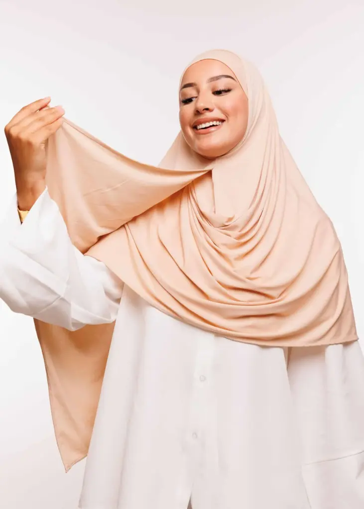 [PN-57318] Double Shawl - Creamy Beige