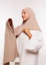Double Shawl - Taupe Beige