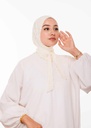  طبقية فخمة - أبيض مصفر