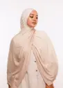 Lycra Degrade Shawl - Light Beige