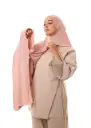 Double Shawl - Pink