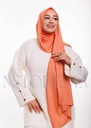 Crepe Shawl with Integrated Bonnet Ninja - Pastel Orange