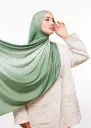 Premium Gradient Jersey Shawl - Military Green